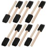 Mister Rui Poly Foam Paint Brushes, 12 Pack, 1 Inch