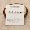 Philip Jones June Birthstone Bracelet Created with Alexandrite Zircondia® Crystals