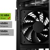 DARKROCK 3-Pack 120mm Black Computer Case Fans High Performance Cooling