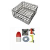 KUFA Vinyl Coated Crab Trap & Accessory Kit (100' Lead