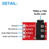 DAOKI 10 Pcs TRRS 3.5mm Audio Jack Breakout Board Headphone