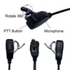 Earphmice Walkie Talkie Earpiece with Mic PTT 2.5mm 1 Pin