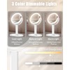 vpu 15X Magnifying Makeup Mirror with Lights, Double Sided 360°