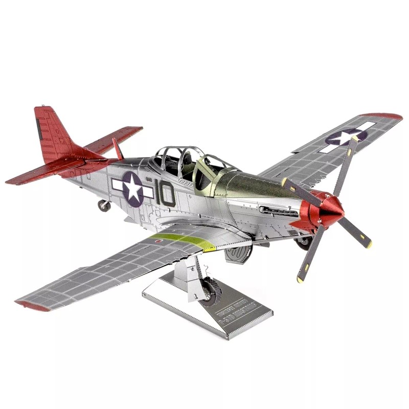 Metal Earth ICONX Tuskegee Airmen P51SD Redtail, Color