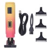 Electric Hair Clipper Kit with 3 Guide Comb Rechargeable LED