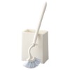 Yamazaki Sangyo Toilet Brush with Case, Satto White 135059