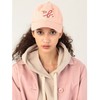 agnes b WT93 CAP Women's Logo Cap, Pink