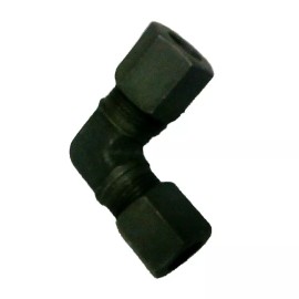 PARKER  1/2".    90° Black Steel  Compression Fitting Stainless Steel Feral's