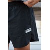 Burlebo Men's Running Shorts with Built-in Liner Black