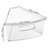 Oubonun Lazy Susan Organizers Set of 4, 10.2”x 9.4”x 4”