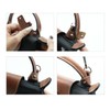 D.DUO Leather bag strap, bag leather shoulder strap, for Longchamp