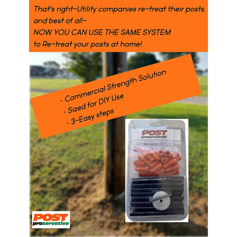 Post Proservative, Fence Repair Kit to Re-Treat existing posts, 24