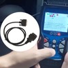 OBDII Diagnostic Cable 12V High Flexibility Code Reader Cable for