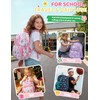 RAVUO Kids Backpack, 14.6" Toddler School Bag for Girls Ages