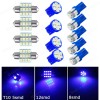 SHENKENUO 13Pcs T10 31mm Car LED Interior Lights Kit Ice