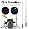 A Pair of Glow Drumsticks 15-Colors Light Drumstick Light Up