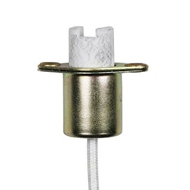 Norman Lamps ELE-038 Lamp-Holder - ELE-038, Quartz Halogen Lamp-Holder. Height: 1.70 in.