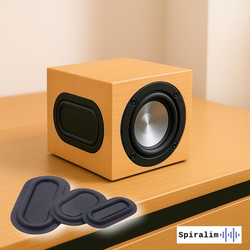 Spiralim Passive Radiator Small Bass Enhanced Speaker Box Bass Diaphragm