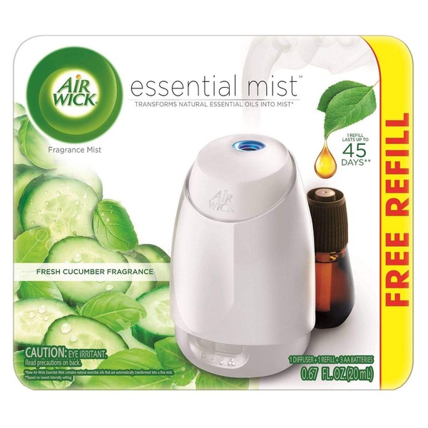 Air Wick Fresh Cucumber Fragrance Essential Mist with Free Refill