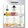 6-in-1 Immersion Blender, 1000W Hand Blender with 20 Speeds, Scratch-Resistant