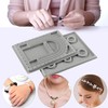 Qanye Pack of 2 Bead Boards, Bead Board, Jewellery Board