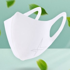 Kasiya Sports 3D Quick-Dry Mask, One Size, 2 Colors 3D Mask White