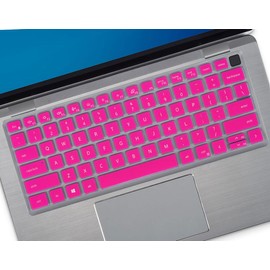 Keyboard Cover Skin for Dell Latitude 14" 7440 5440 7430 5430 5431 9430 7420 5420 9420 7410/Dell Latitude 9000 9510 9520 15.6"/Dell Latitude 7640 16"[Not fit for Dell Latitude 7320 5320] - Pink