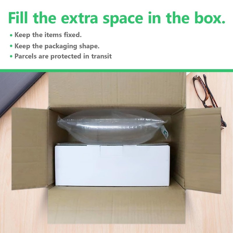 LONZIKP Pack of 100 Air Cushion Air Bags Packaging Material