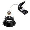 Saxby 80248 Speculo Fire Rated Matt Black IP65 Bathroom GU10