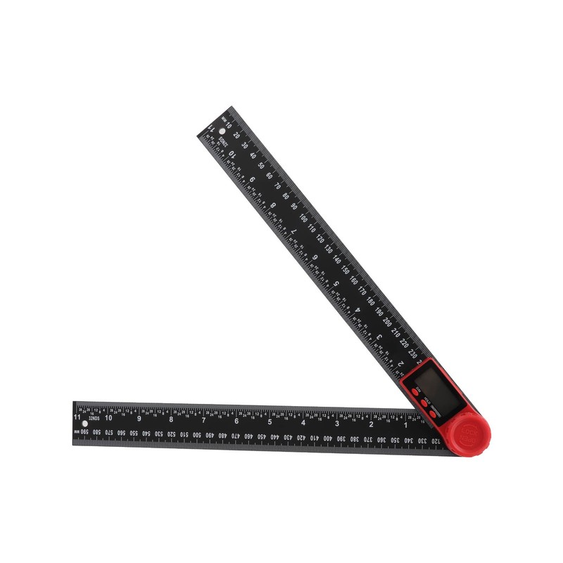 Digital Display Angle Ruler 2 in 1 Plastic Lightweight Convenient