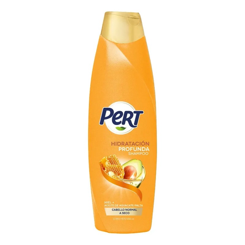 Shampoo Pert Hidratación Profunda Miel y Aguacate 180ML