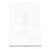Smart Light Switch APP Control 3 Way Tempered Glass Panel