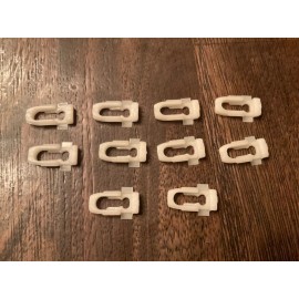 P Products Body Side Fender Door Belt Molding Moulding Trim Clips Fits 80-85 Chrysler 10pcs