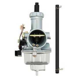 PZ27 Carburetor Fit for 4 Stroke 125cc 150cc 200cc 250cc ATV 27mm Carb for Honda Sportrax TRX250EX 2001-2005 ATC200M ATC200E ATC200ES TRX200SX TRX200D with Fuel Petcock Valve