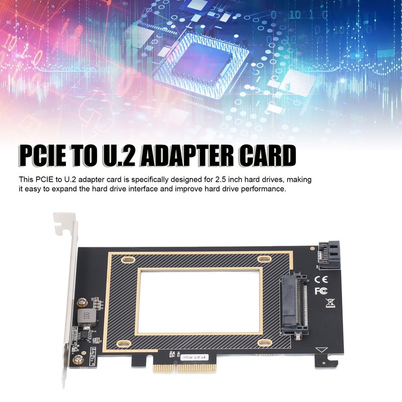 U.2 PCIE Expansion Card PCB PCIE3.0x4 to U.2 SFF 8639