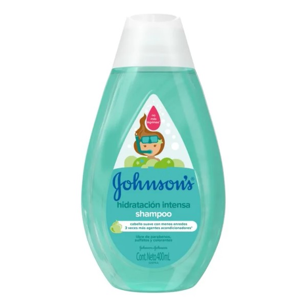 Shampoo Infantil Johnson's Hidratación Intensa 400 ml