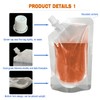 12Pcs Drinks Flasks Juice Flasks, Concealable and Reusable Drink Pouches,