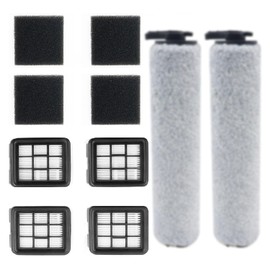 Laukowind Replacement Brush Roller Filt-er Set For Bissell HF3 3649A Vacuum Cleaner, Efficient Cleaner Filt-er Set Compatible with Bissell HF3 (2 Brush Roller and 4 Filt-ers and 4 Sponges)