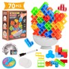 3D Tetra Balance Tower Stacking Game for Adults & Kids,