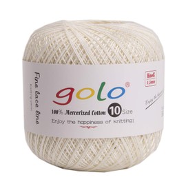 golo Crochet Thread size 10 Yarn for hand knitting crochet yarn white yarn