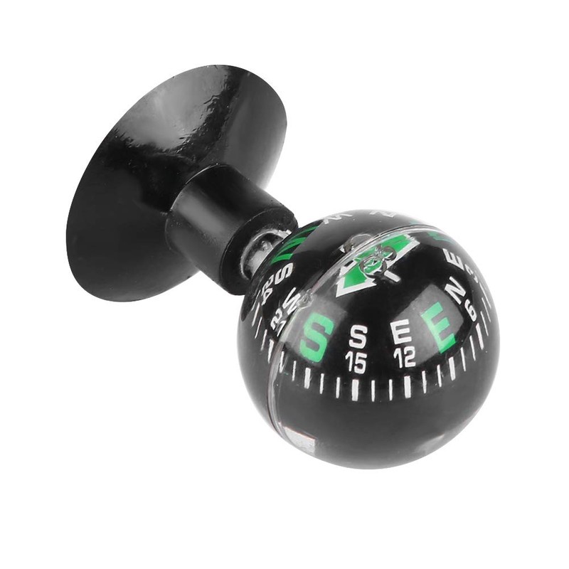 Qiilu Compass Car Boat Marine Mini Outdoor Compass Camping Navigation