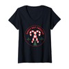 Sweet But Twisted Funny Christmas Peppermint Candy Cane V-Neck T-Shirt