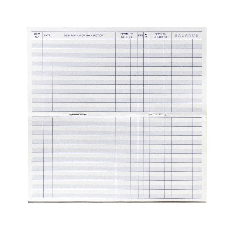 Checkbook Registers for Personal Checkbook, Transactions Ledgers, Pack of 10,