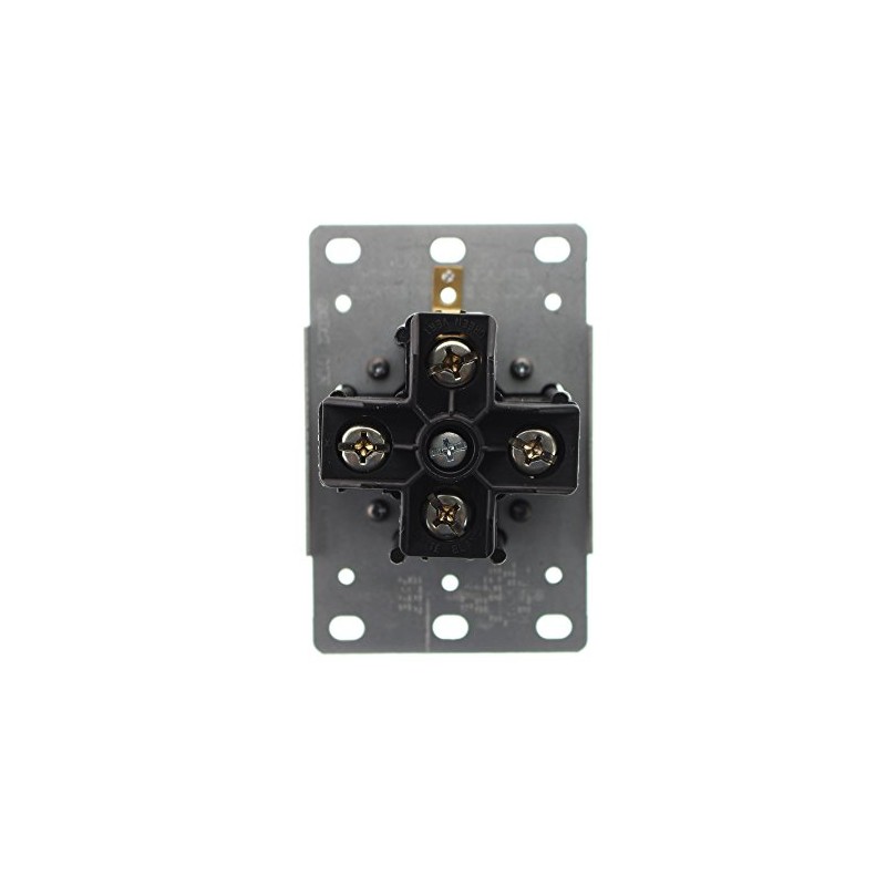 Leviton 4-Wire, 30-Amp, 250V Flush Mount Dryer Receptacle, 278-S00