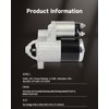 OCPTY Starter Fit For Jeep For Liberty 3.7L 2010 2011