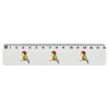 'Cute Parrot' 15cm (6 Inch) White Plastic Ruler (RL00092355)