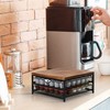 NHZ Coffee Pod Drawer Holder for K cup, 2-Tier Coffee
