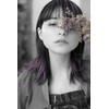 Priscilla IX-01-BK-CTDV Inner Extension, Heat Resistant Black x Dark Violet