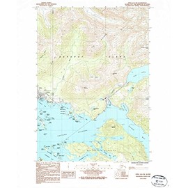 YellowMaps Sitka A 4 SW AK topo map, 1:25000 Scale, 7.5 X 7.5 Minute, Historical, 1987, Updated 1987, 26.9 x 22 in - Polypropylene