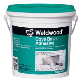 DAP 25054 1 gal Weld Wood Cove Base Adhesive, Off-White